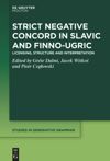 book: Strict Negative Concord in Slavic and Finno-Ugric