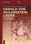 book: Oswald von Wolkenstein: Lieder