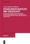 book: Fassungsvarianz bei Neidhart