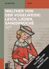 book: [Set: Walther von der Vogelweide: Leich, Lieder, Sangsprüche]