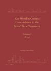 book: Key Word in Context Concordance to the Syriac New Testament