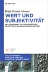 book: Wert und Subjektivität