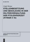 book: Stellenbesetzung und Besoldung in der Militärverwaltung der Ptolemäerzeit (P.Trier II 15)