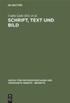 book: Schrift, Text und Bild