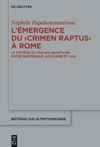 book: L’émergence du ›crimen raptus‹ à Rome