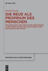 book: Die Reue als Proprium des Menschen