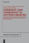 book: Adressat und Adressant in antiken Briefen