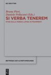 book: Si verba tenerem