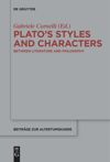 book: Plato’s Styles and Characters