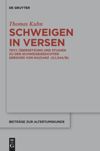 book: Schweigen in Versen